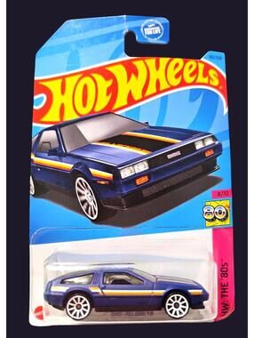 Hot Wheels DMC DeLorean HW The ‘80s 8/10 101/250 Metallic Blue 2021